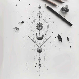 droplet-tattoos – tattoo design ideas free ai generated – modest – for-abdomen – Gallery: other-delicate-inkby-ai