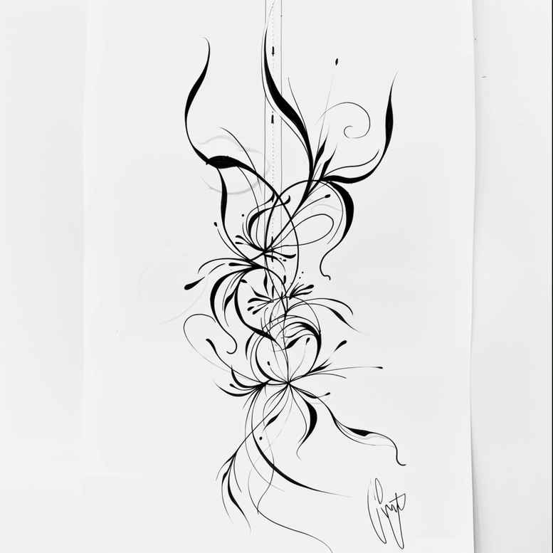 feather-tattoos – tattoo design ideas free ai generated – tiny-tattoo – for-fingers – Gallery: other-delicate-inkby-ai