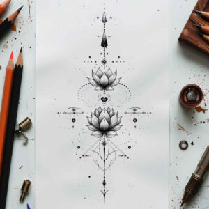 feminine-tattoos – tattoo design ideas free ai generated – minimalist-script – for-back – Gallery: other-delicate-inkby-ai