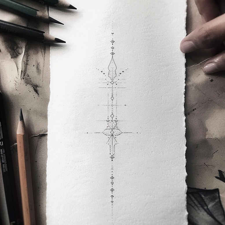 fine-details – tattoo design ideas free ai generated – subtle-shape – for-outer-arm – Gallery: other-delicate-inkby-ai