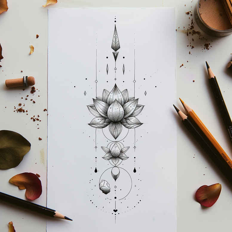 fine-line-detailed-tattoos – tattoo design ideas free ai generated – iconic – for-upper-thigh – Gallery: other-delicate-inkby-ai