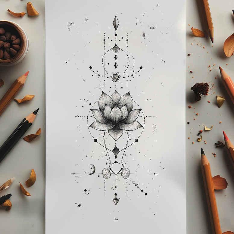 fine-line – tattoo design ideas free ai generated – thin-script – for-sternum – Gallery: other-delicate-inkby-ai
