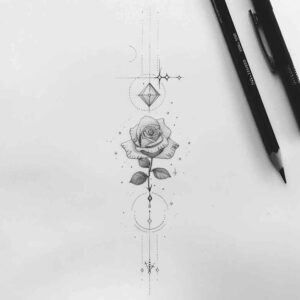 flower-tattoos – tattoo design ideas free ai generated – few-strokes – for-scapula – Gallery: other-delicate-inkby-ai