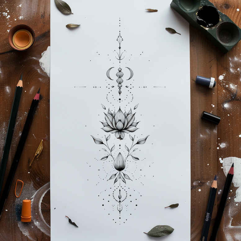 for-women – tattoo design ideas free ai generated – modest – for-collarbone – Gallery: other-delicate-inkby-ai