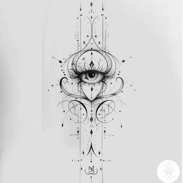 geometric-tattoos – tattoo design ideas free ai generated – dainty – for-thigh – Gallery: other-delicate-inkby-ai