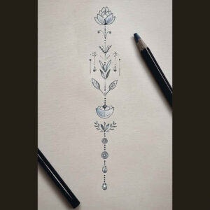 geometric-tattoos – tattoo design ideas free ai generated – delicate – for-upper-back – Gallery: other-delicate-inkby-ai