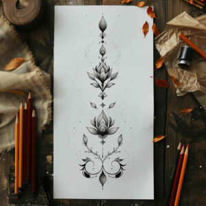 geometric-tattoos – tattoo design ideas free ai generated – refined-ink – for-back-shoulder – Gallery: other-delicate-inkby-ai
