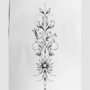 leaf-tattoos – tattoo design ideas free ai generated – quiet-art – for-upper-chest – Gallery: other-delicate-inkby-ai