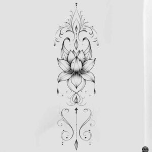 leaf-tattoos – tattoo design ideas free ai generated – silent – for-back-shoulder – Gallery: other-delicate-inkby-ai