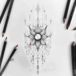 leaf-tattoos – tattoo design ideas free ai generated – sparse – for-spine – Gallery: other-delicate-inkby-ai