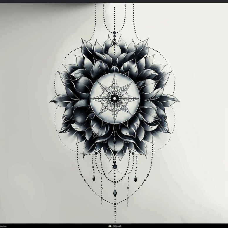 life-motif-tattoos – tattoo design ideas free ai generated – abstract – for-scapula – Gallery: other-delicate-inkby-ai