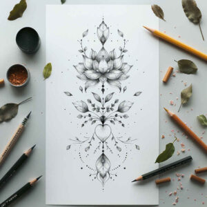 life-motif-tattoos – tattoo design ideas free ai generated – quiet – for-forearm – Gallery: other-delicate-inkby-ai