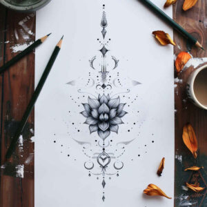 light-animal-motifs – tattoo design ideas free ai generated – clean-lines – for-inner-arm – Gallery: other-delicate-inkby-ai