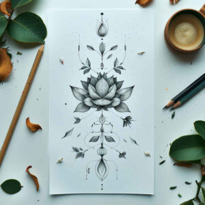 light-animal-motifs – tattoo design ideas free ai generated – dainty – for-chest – Gallery: other-delicate-inkby-ai