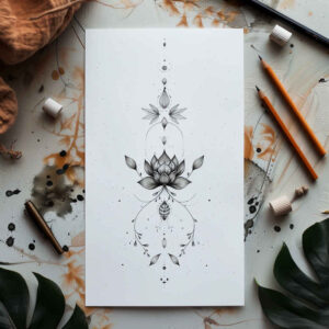 light-artistic-tattoos – tattoo design ideas free ai generated – crisp-outline – for-heel – Gallery: other-delicate-inkby-ai