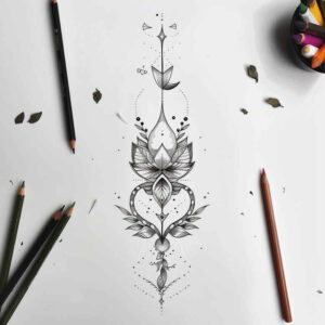 light-artistic-tattoos – tattoo design ideas free ai generated – simple-form – for-toe – Gallery: other-delicate-inkby-ai