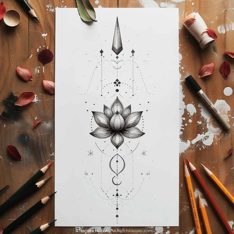 light-geometric-patterns – tattoo design ideas free ai generated – mini-ink – for-hand – Gallery: other-delicate-inkby-ai