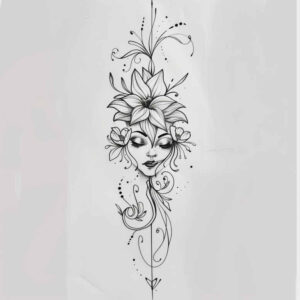 light-geometric-patterns – tattoo design ideas free ai generated – precise – for-lower-leg – Gallery: other-delicate-inkby-ai