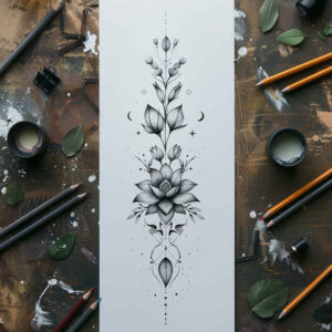 light-geometric-patterns – tattoo design ideas free ai generated – tiny-tattoo – for-elbow – Gallery: other-delicate-inkby-ai