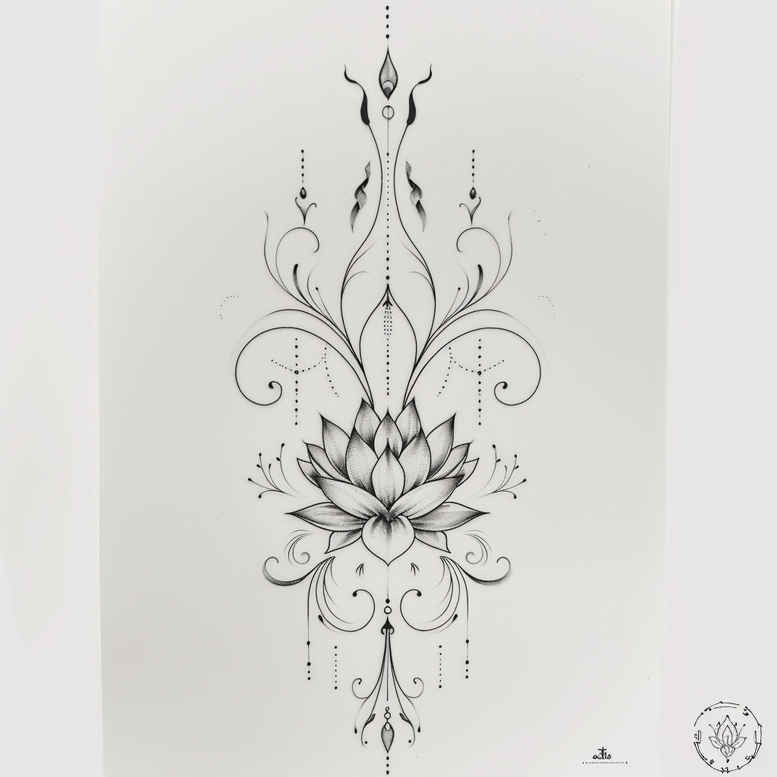light-ornaments – tattoo design ideas free ai generated – soft-touch – for-lower-arm – Gallery: other-delicate-inkby-ai