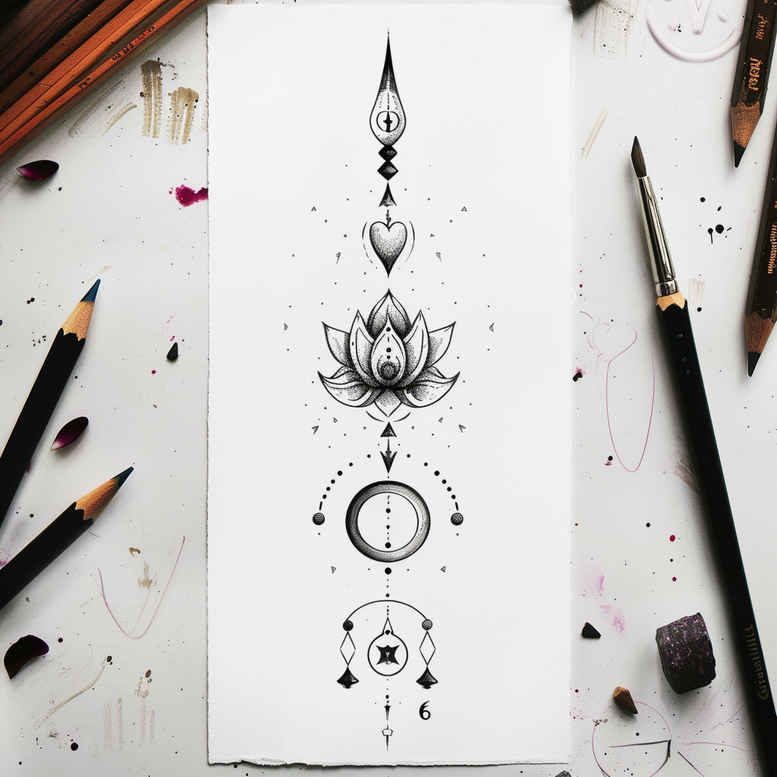 light-shading – tattoo design ideas free ai generated – quiet-art – for-side – Gallery: other-delicate-inkby-ai