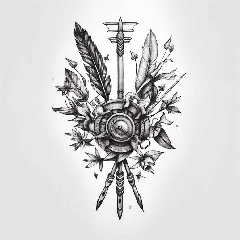 light-shading – tattoo design ideas free ai generated – quiet – for-palm – Gallery: other-delicate-inkby-ai