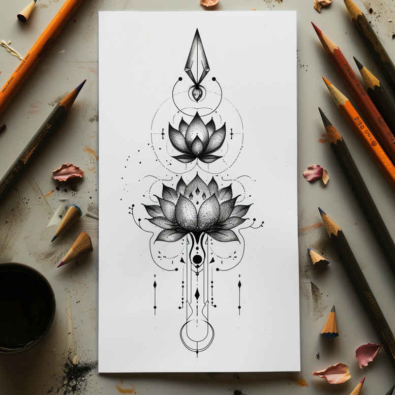minimalist-patterns – tattoo design ideas free ai generated – discreet-mark – for-wrist – Gallery: other-delicate-inkby-ai