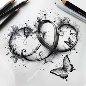 minimalist-patterns – tattoo design ideas free ai generated – soft-curve – for-side-torso – Gallery: other-delicate-inkby-ai