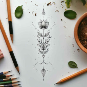 nature-motif-tattoos – tattoo design ideas free ai generated – delicate – for-toe – Gallery: other-delicate-inkby-ai