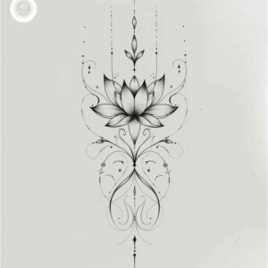 nature-motif-tattoos – tattoo design ideas free ai generated – fine-line – for-side – Gallery: other-delicate-inkby-ai