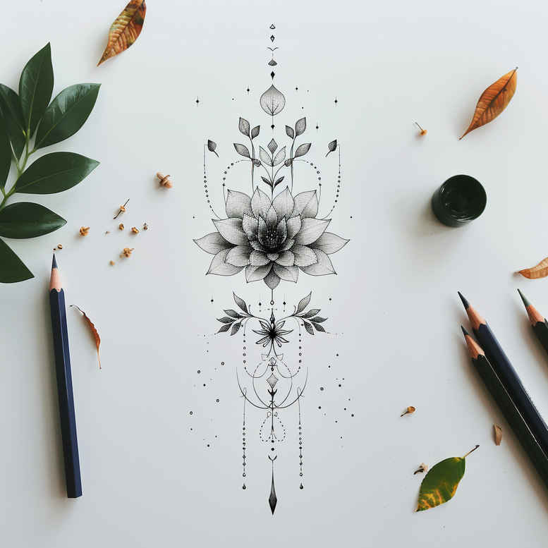 nature-motif-tattoos – tattoo design ideas free ai generated – subtle – for-lower-arm – Gallery: other-delicate-inkby-ai