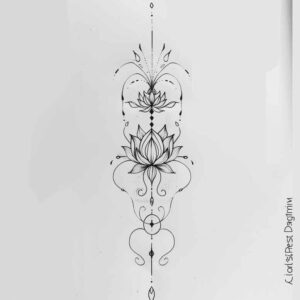 organic-line-tattoos – tattoo design ideas free ai generated – subtle-shape – for-shin – Gallery: other-delicate-inkby-ai