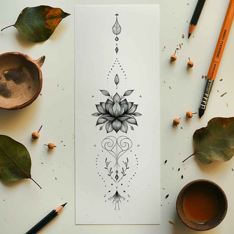 organic-line-tattoos – tattoo design ideas free ai generated – ultra-thin – for-shoulder – Gallery: other-delicate-inkby-ai