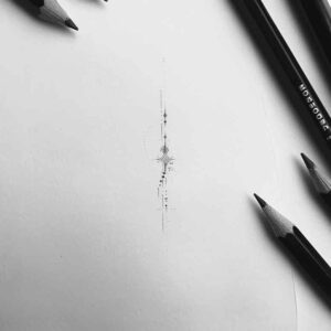 shaded-tattoos – tattoo design ideas free ai generated – dotwork – for-shoulder-blade – Gallery: other-delicate-inkby-ai