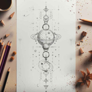 shaded-tattoos – tattoo design ideas free ai generated – slender – for-outer-arm – Gallery: other-delicate-inkby-ai