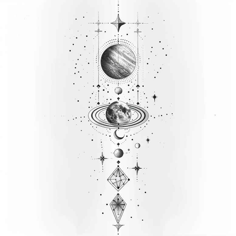small-element-tattoos – tattoo design ideas free ai generated – clear-edge – for-side-torso – Gallery: other-delicate-inkby-ai