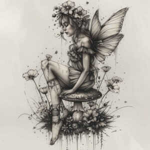 small-element-tattoos – tattoo design ideas free ai generated – single-line – for-knee – Gallery: other-delicate-inkby-ai