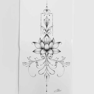 small-tattoos – tattoo design ideas free ai generated – negative-space – for-side – Gallery: other-delicate-inkby-ai