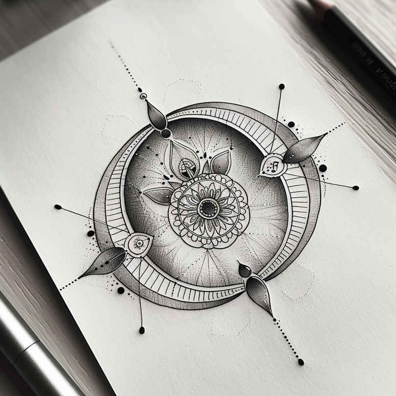 small-tattoos – tattoo design ideas free ai generated – punctual – for-neck – Gallery: other-delicate-inkby-ai