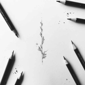 soft-shapes – tattoo design ideas free ai generated – mini-geometry – for-ribs – Gallery: other-delicate-inkby-ai