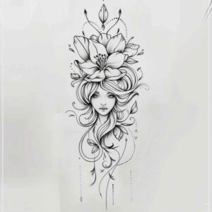 subtle-designs – tattoo design ideas free ai generated – soft-curve – for-lower-arm – Gallery: other-delicate-inkby-ai