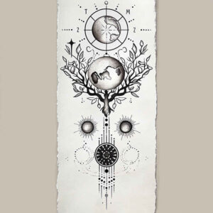 subtle-designs – tattoo design ideas free ai generated – thin-script – for-temple – Gallery: other-delicate-inkby-ai