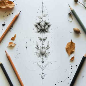 subtle-feather-tattoos – tattoo design ideas free ai generated – refined-ink – for-nape – Gallery: other-delicate-inkby-ai