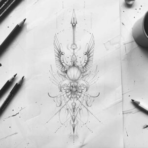 subtle-shading – tattoo design ideas free ai generated – silent – for-arm – Gallery: other-delicate-inkby-ai