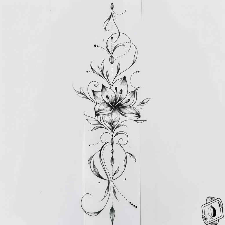 subtle-spiritual-tattoos – tattoo design ideas free ai generated – pure-outline – for-shoulder – Gallery: other-delicate-inkby-ai