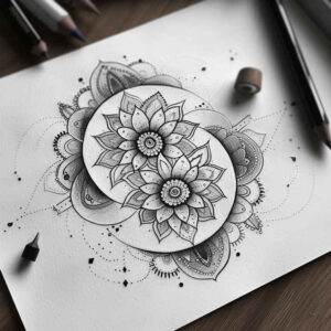 other-delicate tattoo design ideas pinprick delicate for lower thigh