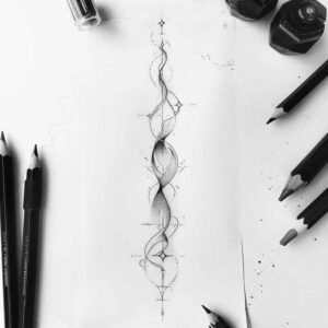 other-delicate tattoo design ideas few strokes delicate motifs for upper arm