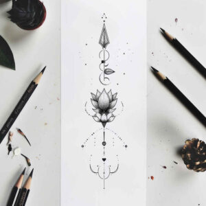 other-delicate tattoo design ideas open space detailed lines for neck