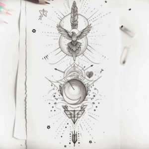 other-delicate tattoo design ideas pristine detailed textures for scapula