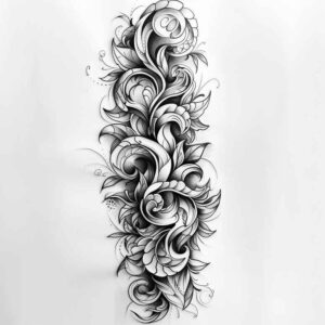other-delicate tattoo design ideas dotwork elegant for abdomen